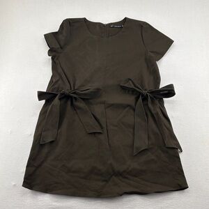 Zara Tafaluc Collection Midi Dress with Bow Accents - Size small